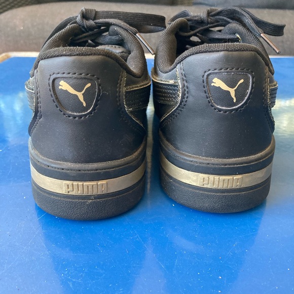 Puma Black and Gold Women’s Sneakers - Picture 3 of 4
